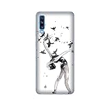 Funda Carcasa Compatible con Samsung Galaxy A70 Baila Que pasi&oacute;n de puntillas...
