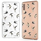 NALIA Funda Compatible con Samsung Galaxy A7 2018, Motivo Design Movil...