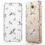 NALIA Funda Compatible con Samsung Galaxy J6, Motivo Design Movil Protectora...