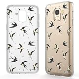 NALIA Funda Compatible con Samsung Galaxy J6, Motivo Design Movil Protectora...
